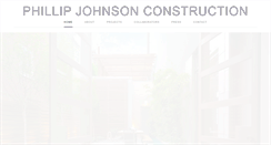 Desktop Screenshot of phillipjohnsonconstruction.com