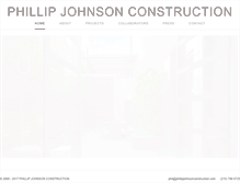 Tablet Screenshot of phillipjohnsonconstruction.com